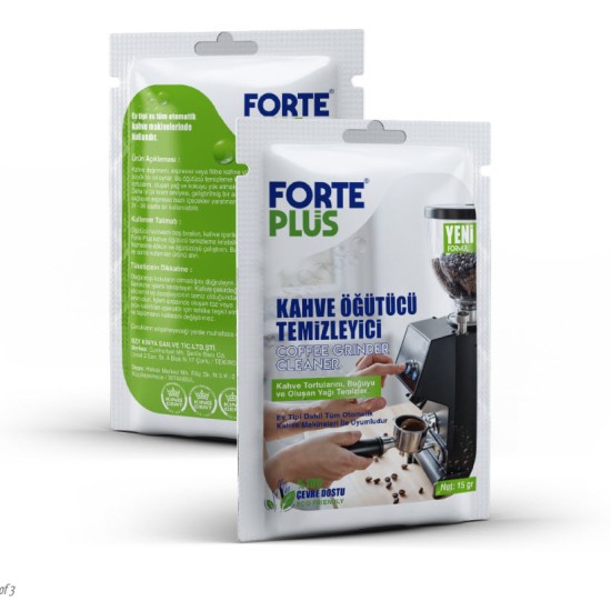 Forte Plus Coffee Grind Crystals 15 gr Forte Plus Coffee Grind Crystals 15 gr – Kahve Makinesi Temizleyici