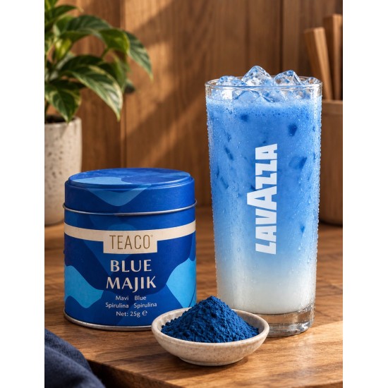 Tea Co Blue Majik Organik Spirulina 25 Gr Tea Co Blue Majik Organik Spirulina 25 Gr
