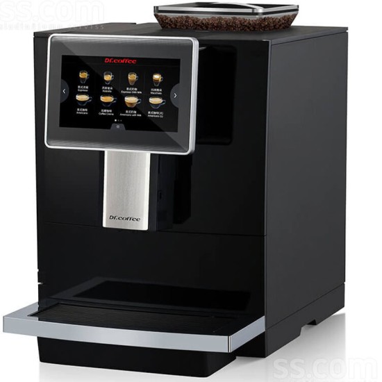 Kompakt Tasarım, Profesyonel Performans – Dr. Coffee F10 Dr. Coffee F10 tam otomatik espresso kahve makinesi ön görünüm