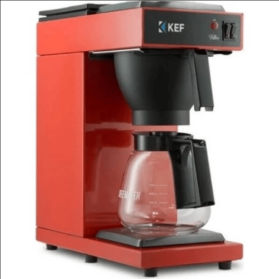 Kef Filtre Kahve Makinesi 1.8 Litre Kırmızı