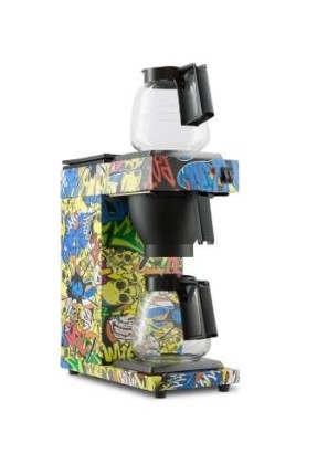 Kef Filtre Kahve Makinesi 1.8 Litre Grafiti Kef Filtre Kahve Makinesi 1.8 Litre Grafiti