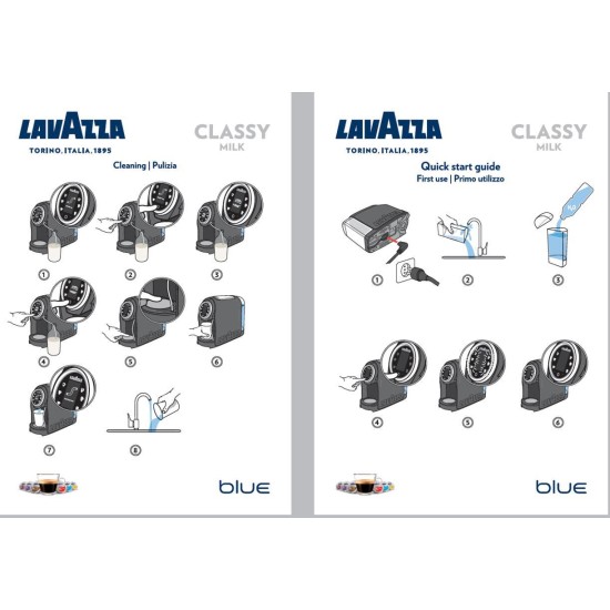 Lavazza LB1200 Classy Milk – Lavazza Blue Uyumlu Sütlü Kahve Makinesi Lavazza Classy Milk LB1200 – Sütlü Kapsül Kahve Makinesi