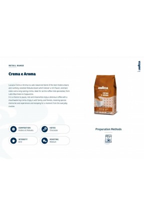 Lavazza Crema E Aroma Çekirdek Kahve 1 KG Lavazza Crema E Aroma Çekirdek Kahve 1 KG