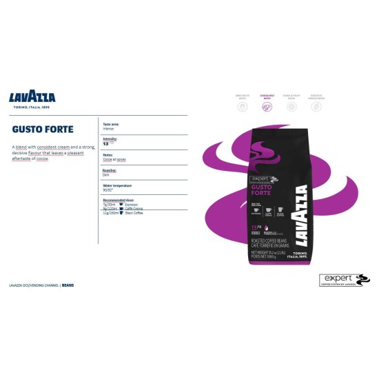 Lavazza Expert Gusto Forte 1 KG Çekirdek Kahve Lavazza Expert Gusto Forte Çekirdek Kahve 1 KG ürün görseli