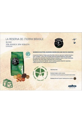 Lavazza Itierra Brasile Çekirdek Kahve 1 KG