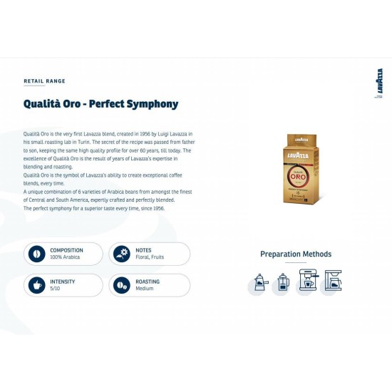 Lavazza Qualita Oro Filtre Kahve 250 Gr – Zengin ve Aromatik Kahve Deneyimi Lavazza Qualita Oro Filtre Kahve 250 Gr – Zengin ve Aromatik Kahve Deneyimi