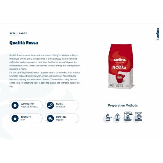 Lavazza Qualità Rossa Çekirdek Kahve 1 KG paket görseli