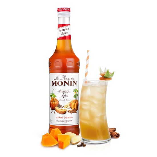 Monin Balkabağı Şurubu 700 ml cam şişe görseli