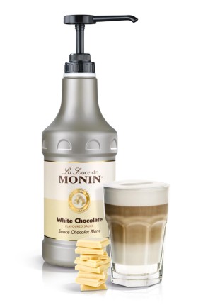 Monin Beyaz Çikolata Sosu 1890ml