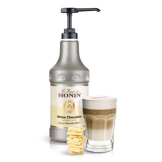 title="Monin Beyaz Çikolata Sosu 1890 ml – Kahve ve Tatlı Tariflerine Özel Yoğun Lezzet" alt="Monin Beyaz Çikolata Sosu 1890 ml – White Mocha ve Tatlılar için Profesyonel Sos"