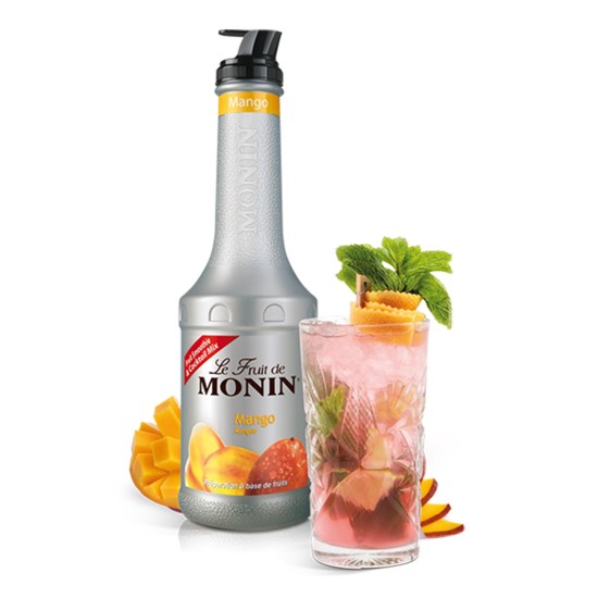 Monin Mango Püresi 1000 ml – Smoothie ve Tatlılar İçin İdeal Monin Mango Püresi 1000 ml – Tropikal Lezzetin Yoğun Aroması